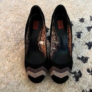 Missoni x target collar suede pump